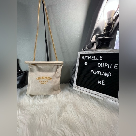 HERMES aline pm canvas bag - Picture 1 of 17